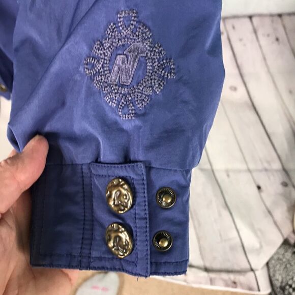 Nordica Vintage Ski Jacket  Plum /Raspberry embroidery & high end detail EUC 16 - Picture 3 of 10